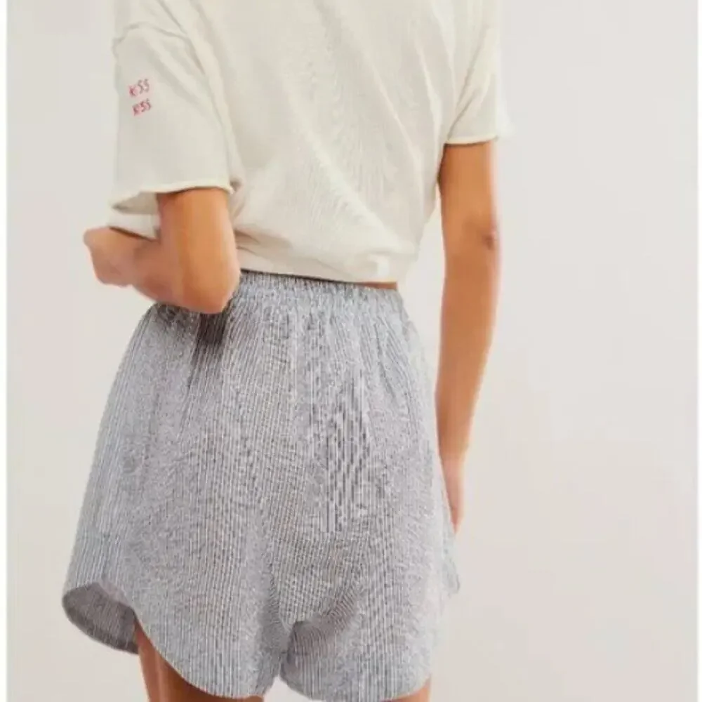 NWT Free People Cloud Nine Boxer / Navy Stripe / Size XS - Picture 5 of 7